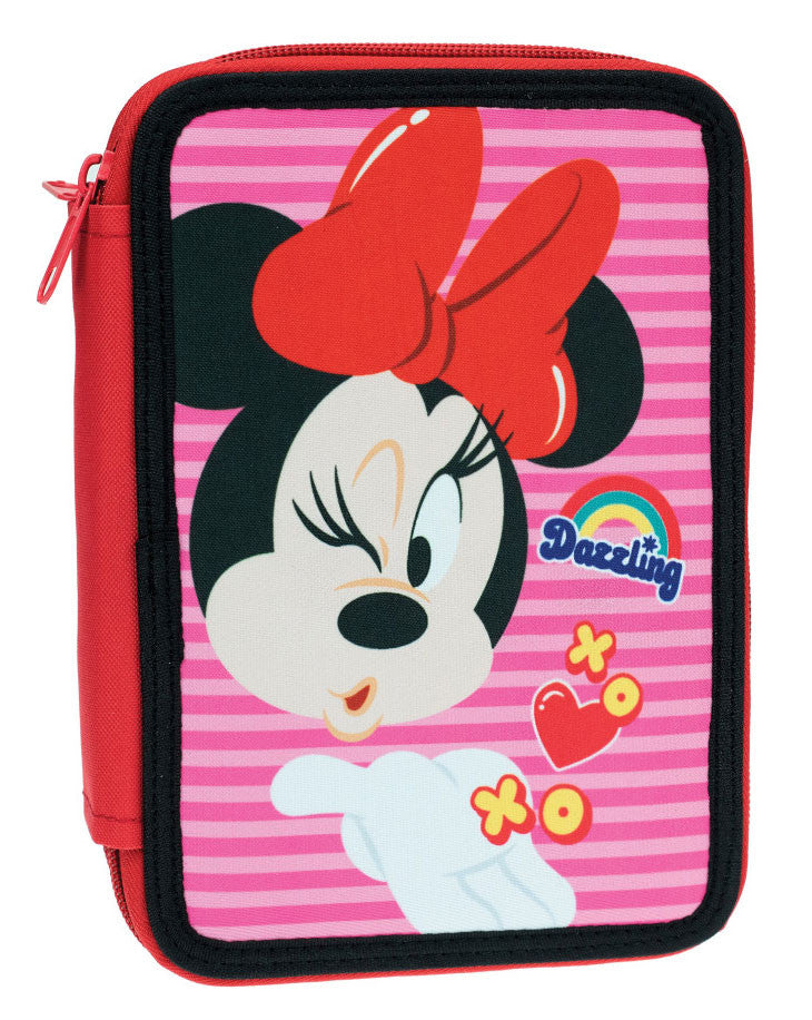 Disney Minnie Wink pildīts zīmuļu maciņš ar 2 līmeņiem