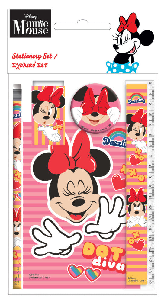 Disney Minnie Wink kancelejas piederumu komplekts 5 gab.