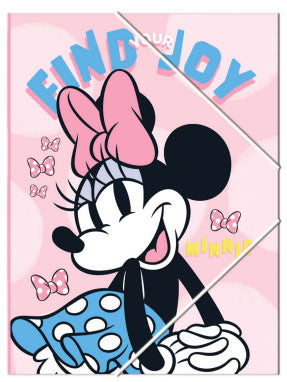 Disney Minnie Joy A/4 mape ar gumijas lenti