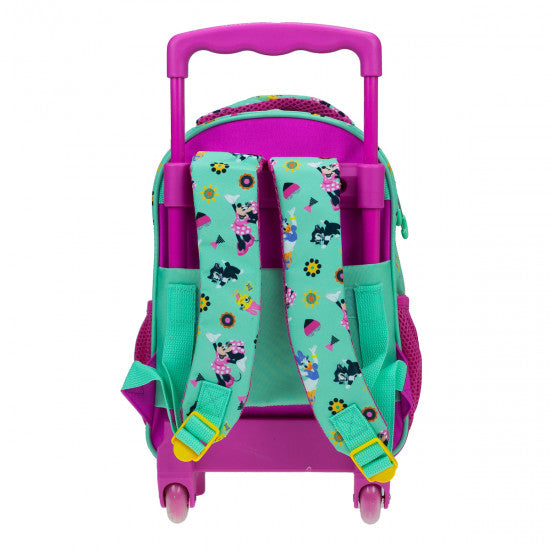 Disney Minnie Looking bērnudārza mugursoma ar ritošo daļu, soma 30 cm