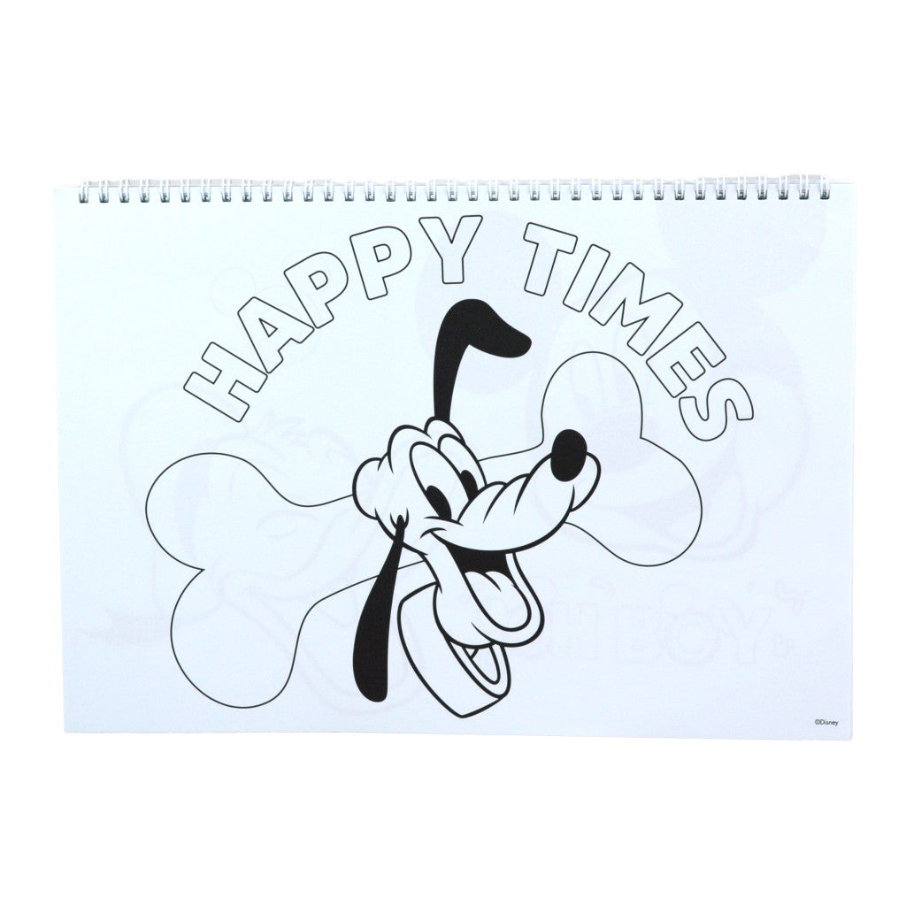 Disney Mickey Oh Boy A/4 spirālveida skicēšanas burtnīca ar 40 lapām un uzlīmēm