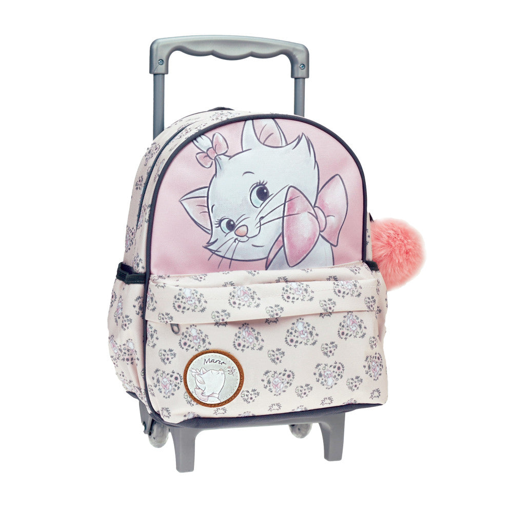 Disney Marie Jaukā kaķu riteņošanas mugursoma bērnudārzam, soma 30 cm