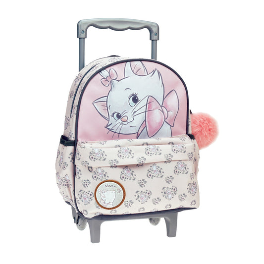 Disney Marie Jaukā kaķu riteņošanas mugursoma bērnudārzam, soma 30 cm