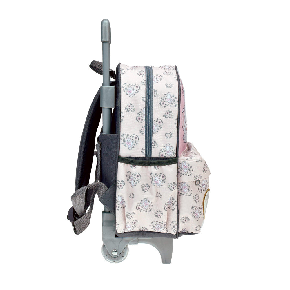 Disney Marie Jaukā kaķu riteņošanas mugursoma bērnudārzam, soma 30 cm