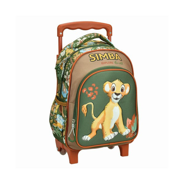 Disney Lauvu karalis Izpētiet riteņojošo bērnudārza mugursomu, soma 30 cm