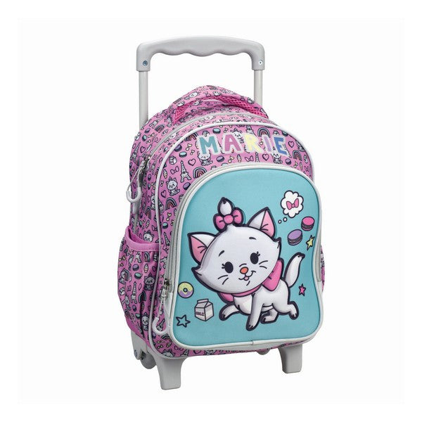 Disney Marie Dreams bērnudārza mugursoma ar ritošo daļu, soma 30 cm