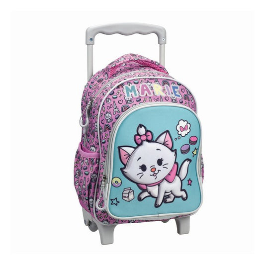 Disney Marie Dreams bērnudārza mugursoma ar ritošo daļu, soma 30 cm