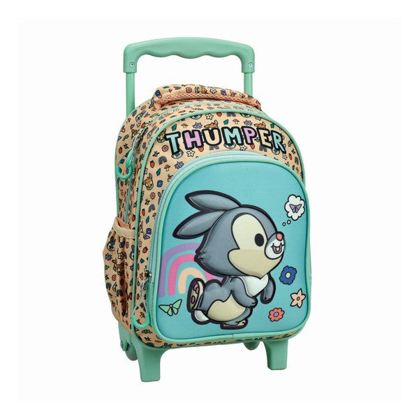 Disney Bambi Thumper bērnudārza mugursoma ar ritošo daļu, soma 30 cm