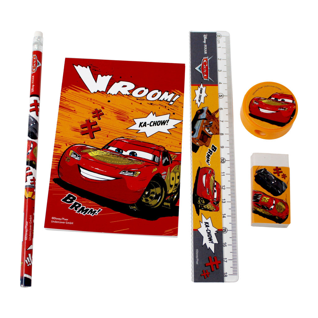 Disney Cars Vroom kancelejas piederumu komplekts 5 gab.