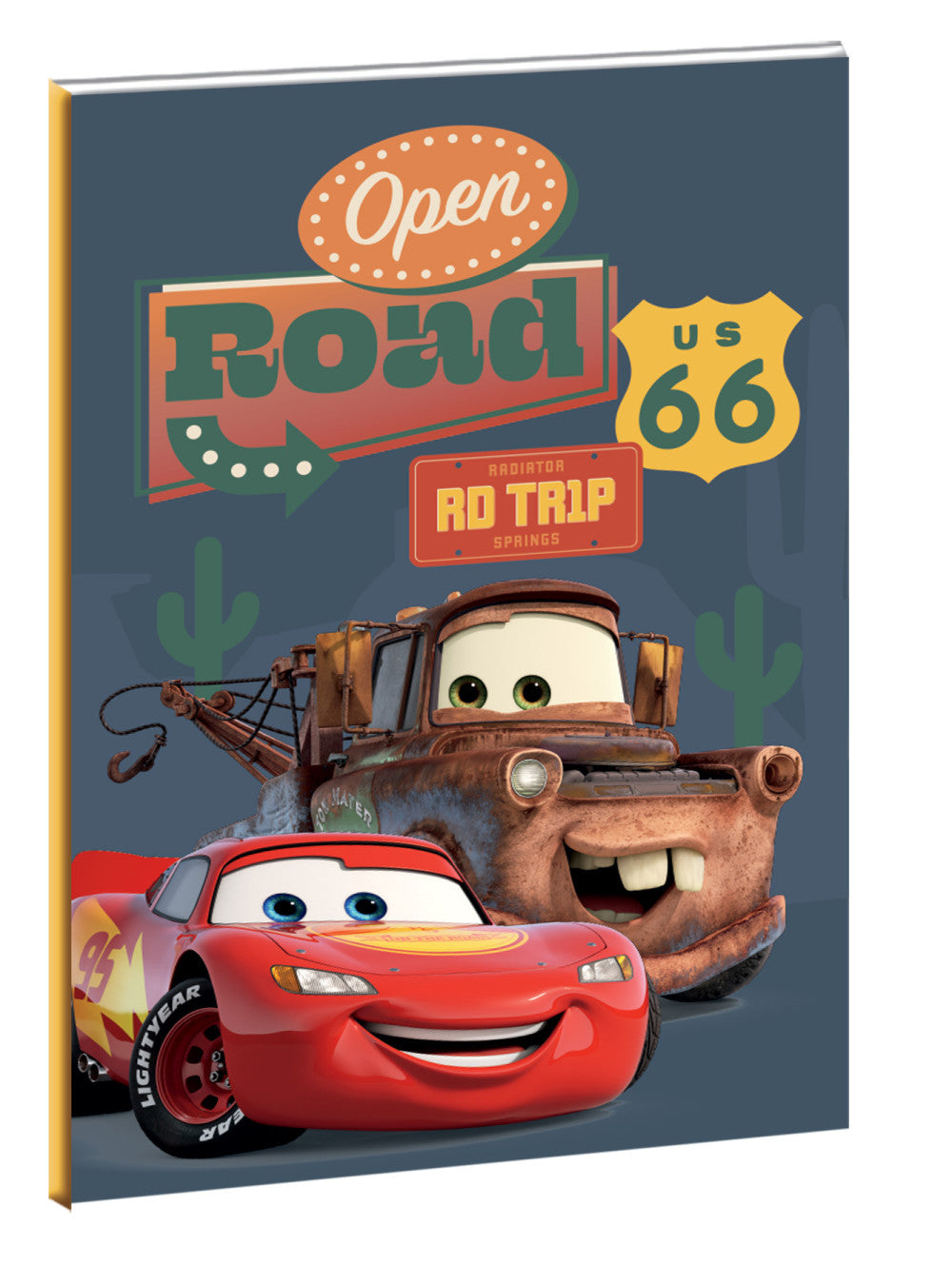 Disney Cars Road B/5 līniju klade ar 40 lapām