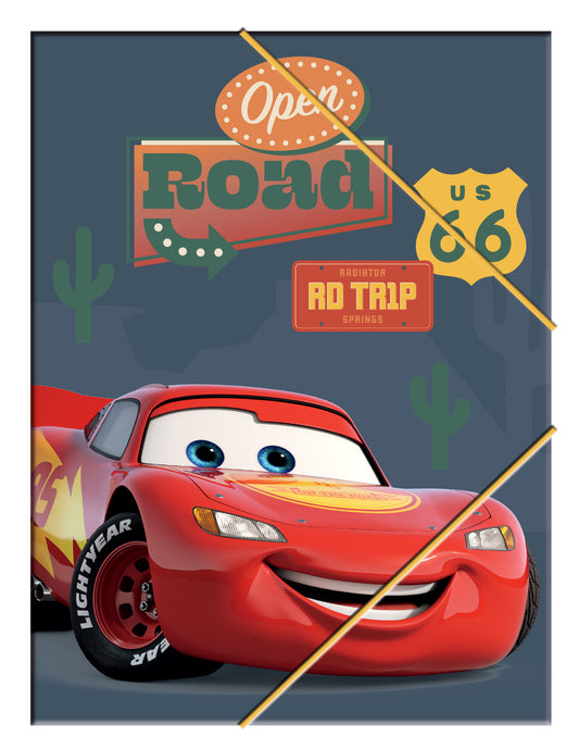 Disney Cars Road A/4 elastīga mape