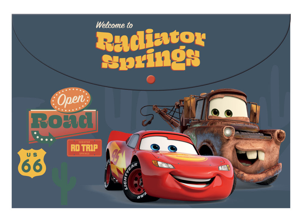 Disney Cars Road A/4 dokumentu mape