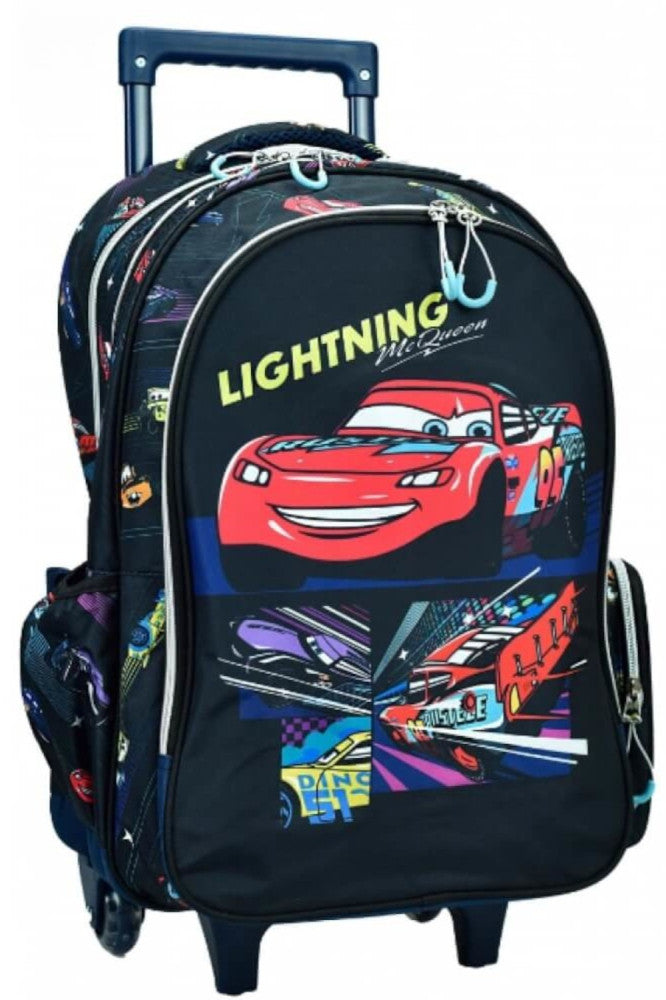 Disney Cars Zibens riteņsoma skolas soma, soma 46 cm
