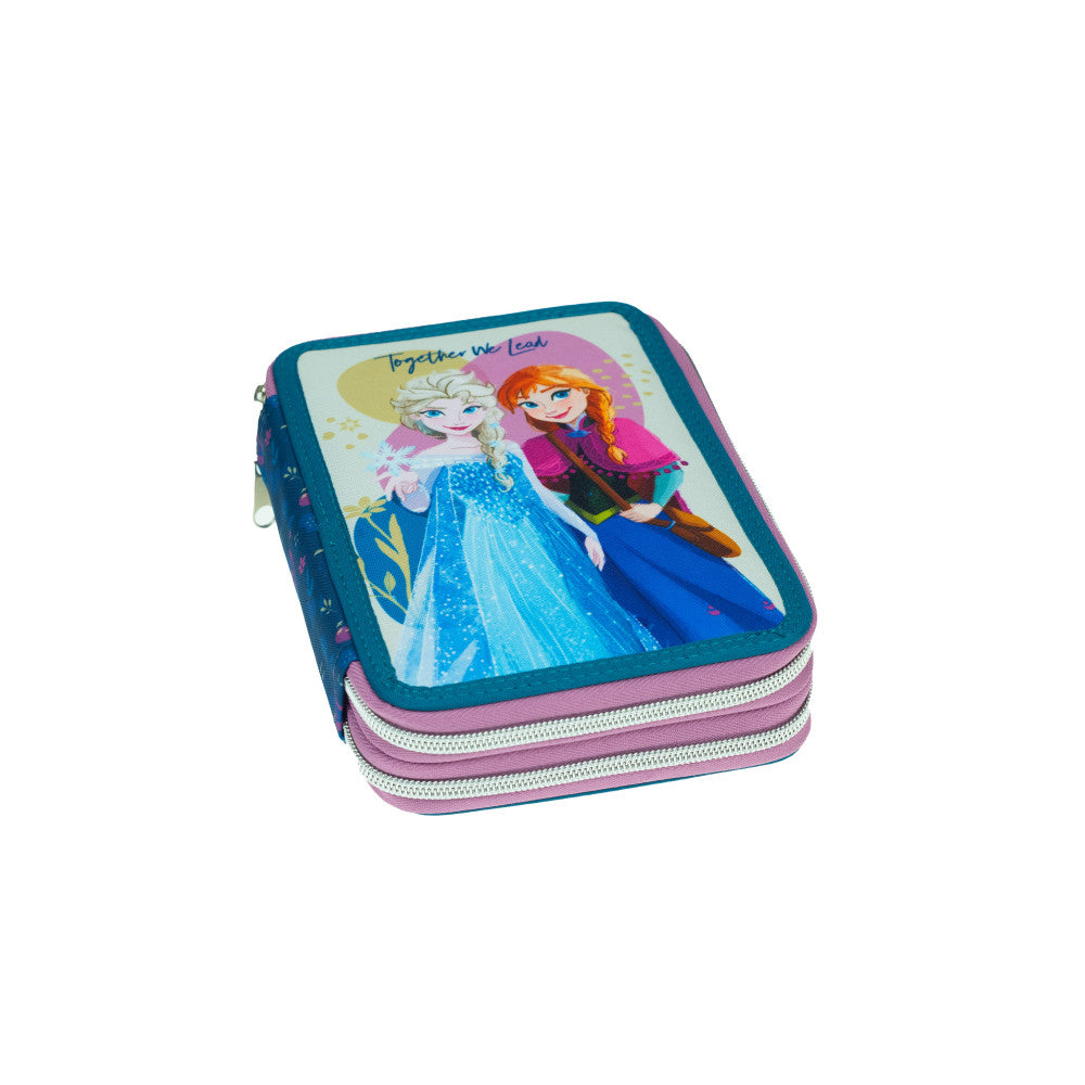 Disney Frozen Together pildīts zīmuļu maciņš ar 2 līmeņiem