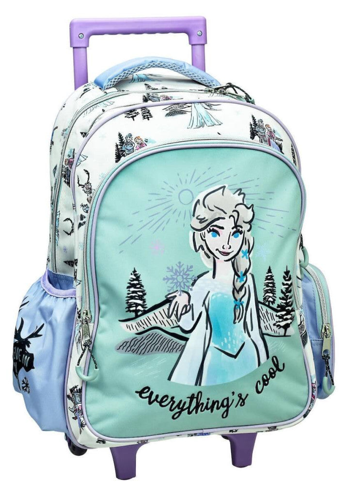 Disney Frozen Adventure riteņsoma skolas mugursoma, soma 46 cm