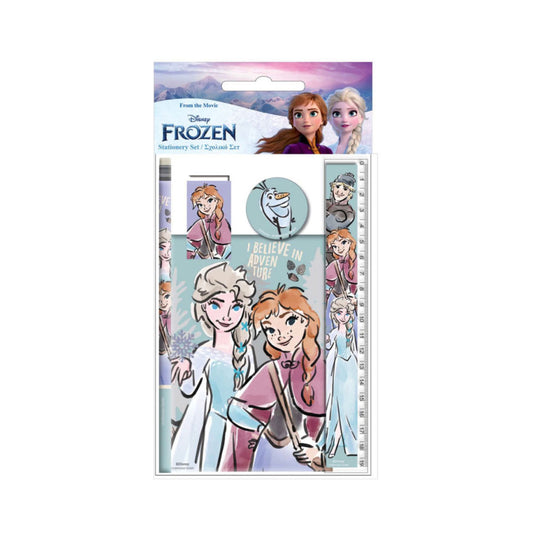 Disney Frozen Adventure kancelejas piederumu komplekts 5 gab.