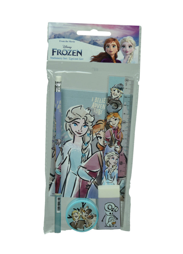 Disney Frozen Adventure kancelejas piederumu komplekts 5 gab.