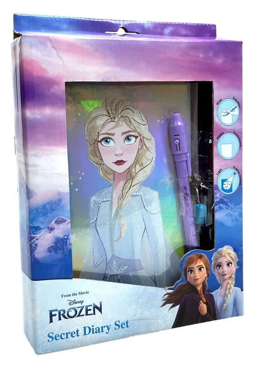 Disney Frozen Elsas žurnāls + burvju pildspalvas komplekts