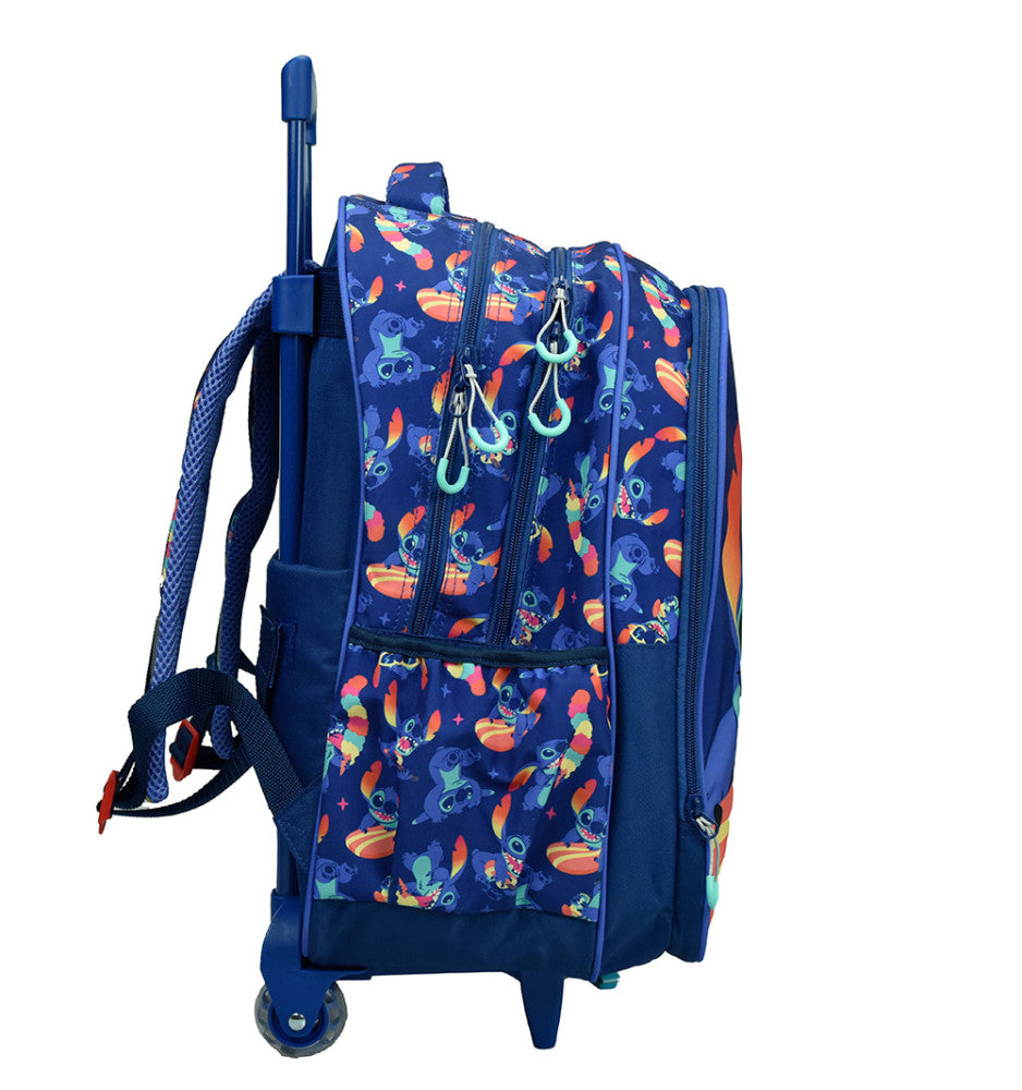 Disney Lilo un Stitch Chillin' riteņsoma skolas soma, soma 46 cm