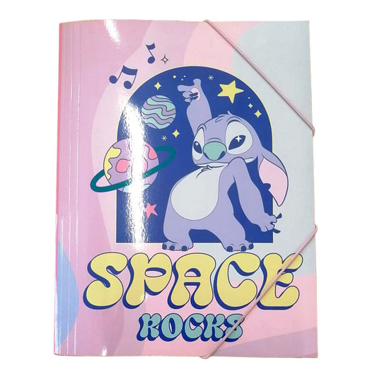 Disney Lilo un Stitch Space Rocks A/4 elastīga mape