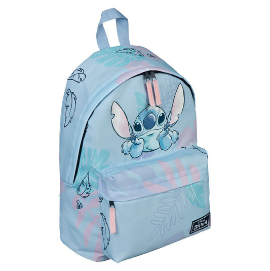 Disney Lilo un Stitch zilā nerātnību skolas soma, 39 cm soma