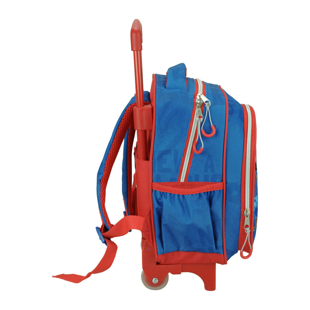 Smurfu ciemata bērnudārza mugursoma ar ritošo daļu, soma 30 cm