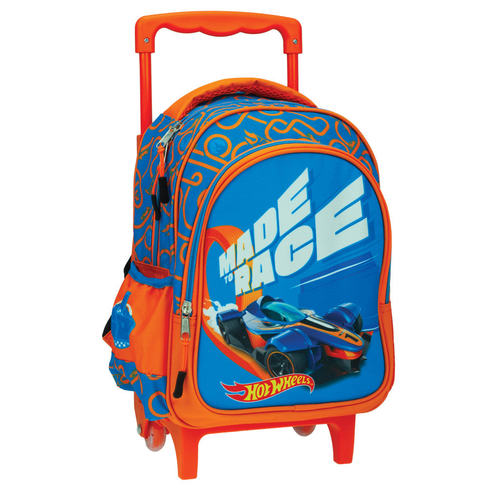 Hot Wheels Race riteņojoša bērnudārza mugursoma, soma 30 cm