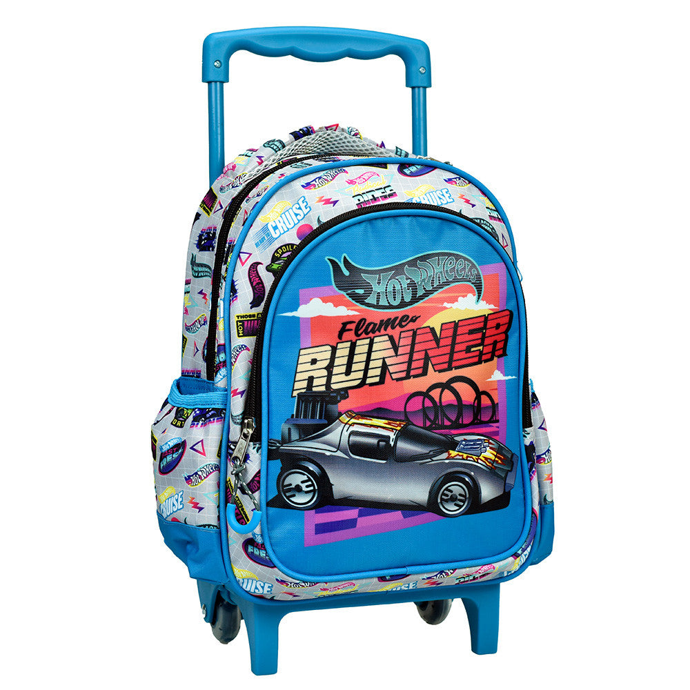 Hot Wheels Runner riteņojoša bērnudārza mugursoma, soma 30 cm