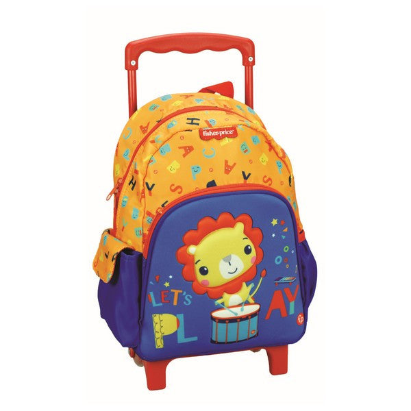 Fisher-Price Let's Play riteņojoša bērnudārza mugursoma, soma 31 cm