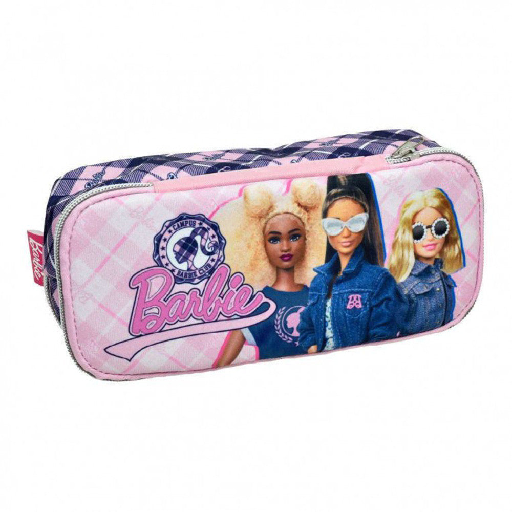 Barbie Mode zīmuļu maciņš ar 2 nodalījumiem, 26 cm