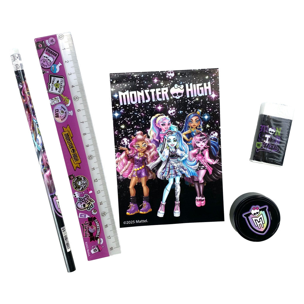 Monster High Crew kancelejas piederumu komplekts 5 gab.