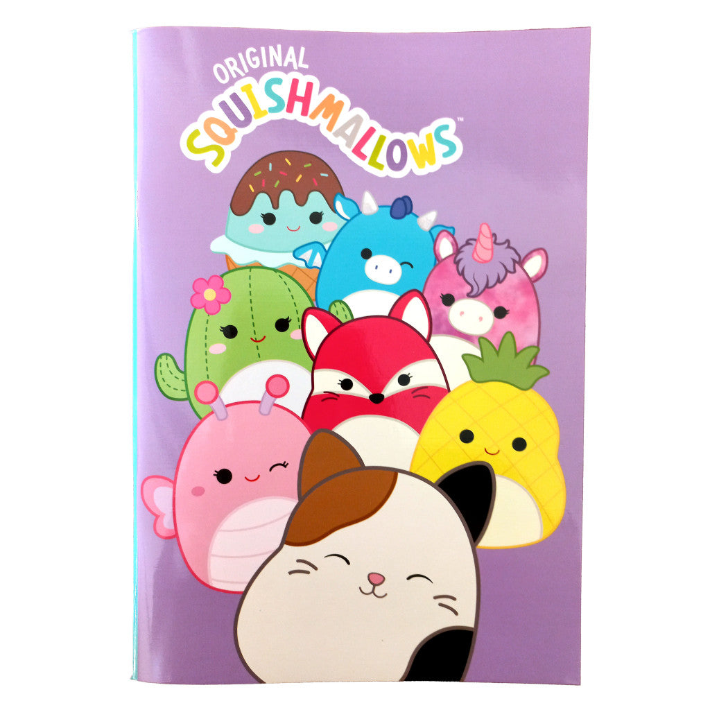 Squishmallows Feelin' B/5 līniju piezīmju grāmatiņa, 40 lapas