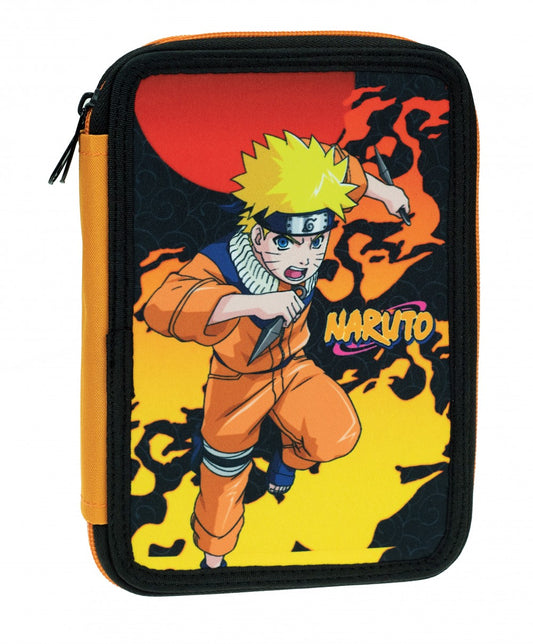 Naruto Uguns pildīts zīmuļu maciņš, 2 slāņi