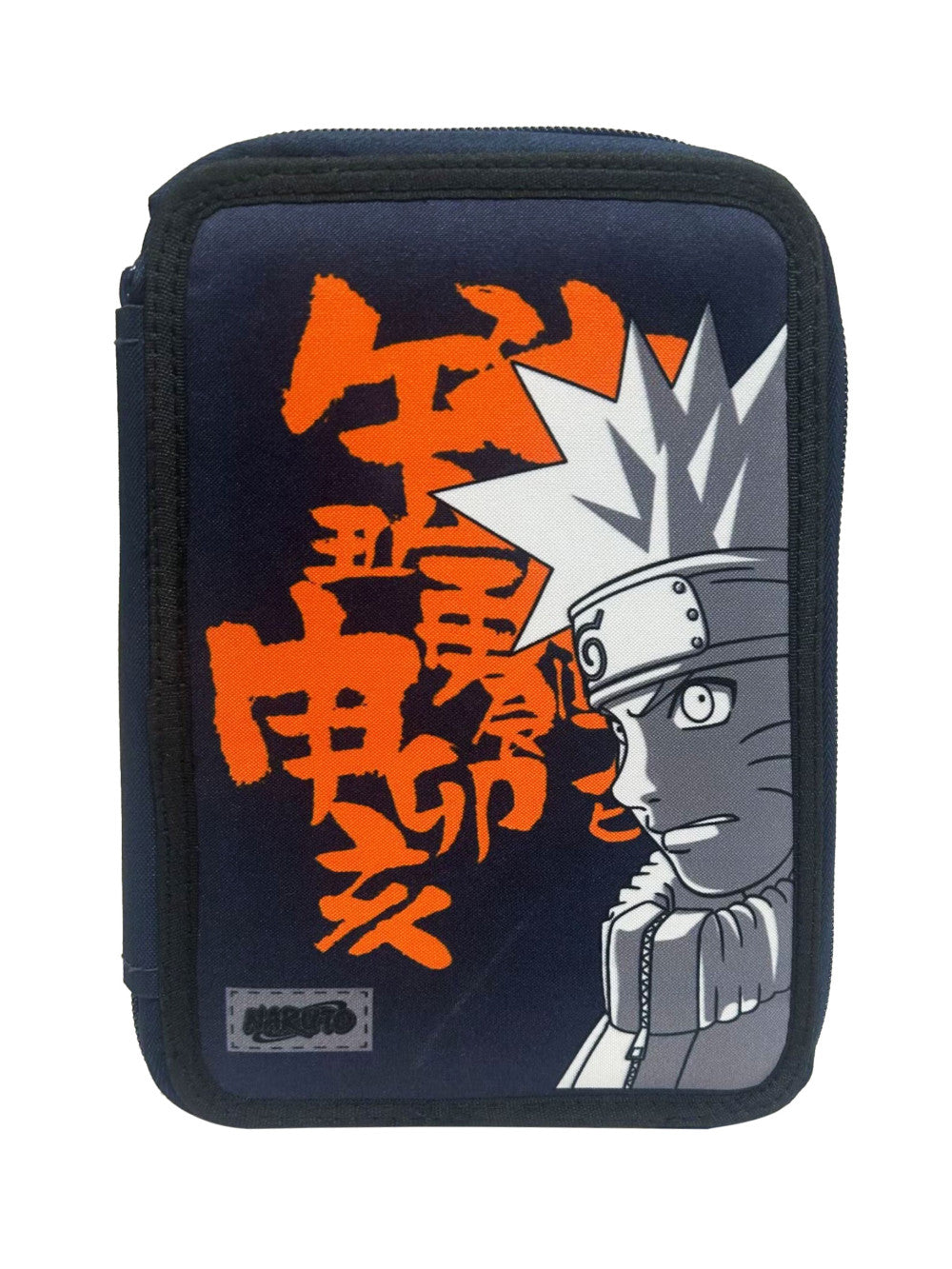 Naruto burtu zīmuļu maciņš ar 2 līmeņiem