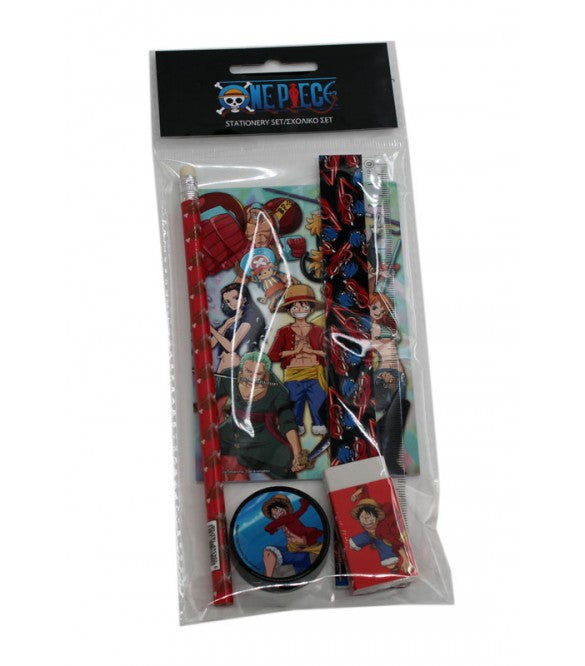 One Piece Crew kancelejas piederumu komplekts, 5 gab.
