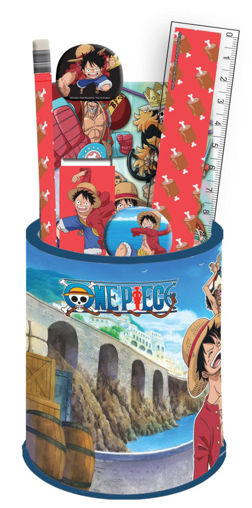One Piece Crew kancelejas piederumu komplekts, 7 gab.
