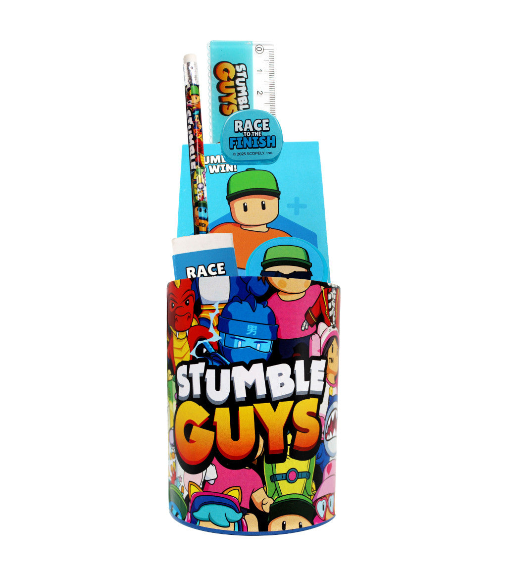 Stumble Guys Race 7 daļu kancelejas piederumu komplekts