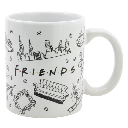 Friends NYC porcelāna krūze 325 ml dāvanu kastītē