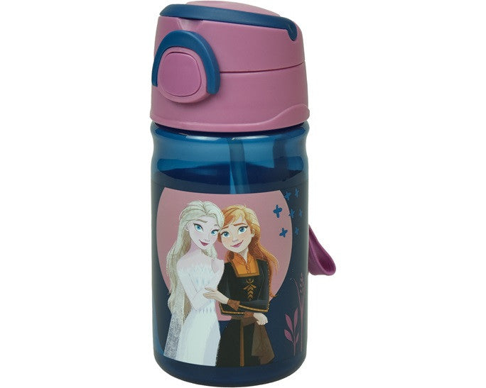 Disney Frozen Sisters plastmasas pudele ar āķi 350 ml