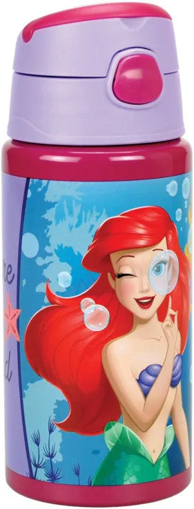 Disney Princess Ariel alumīnija pudele ar āķi 500 ml