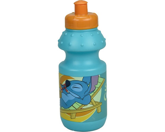 Disney Lilo un Stitch Forša plastmasas ūdens pudele, sporta pudele 350 ml