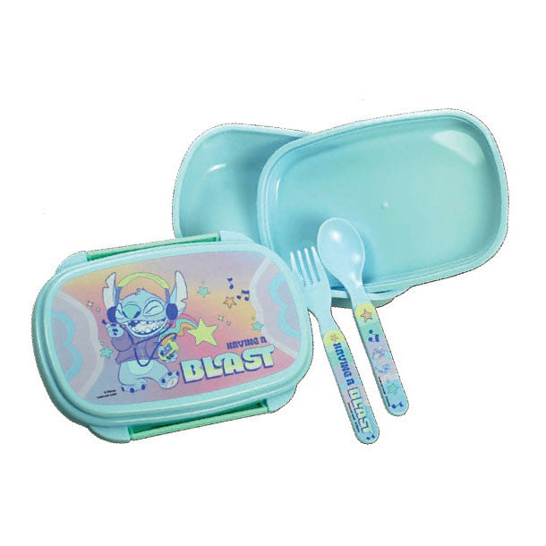Disney Lilo un Stitch Blast sviestmaižu kaste + galda piederumu komplekts