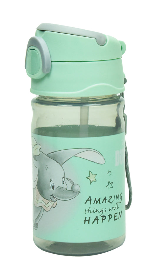 Disney Dumbo Disney Dumbo Pārsteidzoša plastmasas ūdens pudele ar klipsi 350 ml