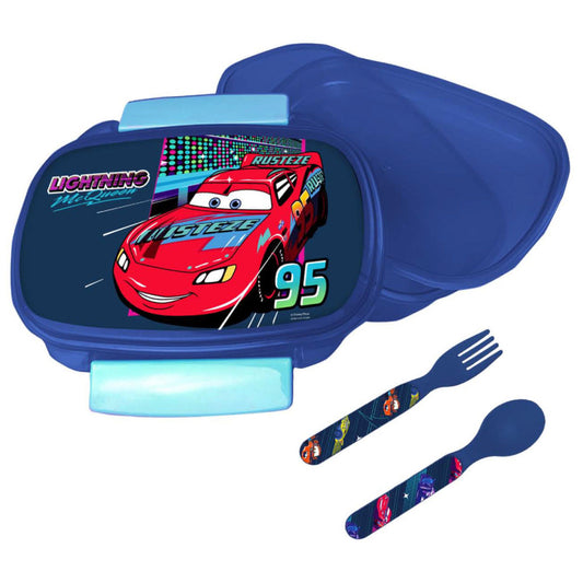 Disney Cars RPM sviestmaižu kaste + galda piederumu komplekts