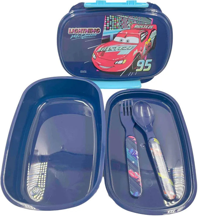 Disney Cars RPM sviestmaižu kaste + galda piederumu komplekts