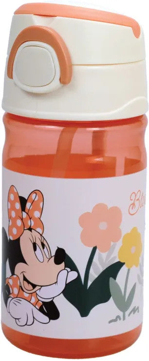 Disney Minnie ziedu plastmasas pudele ar āķi 350 ml