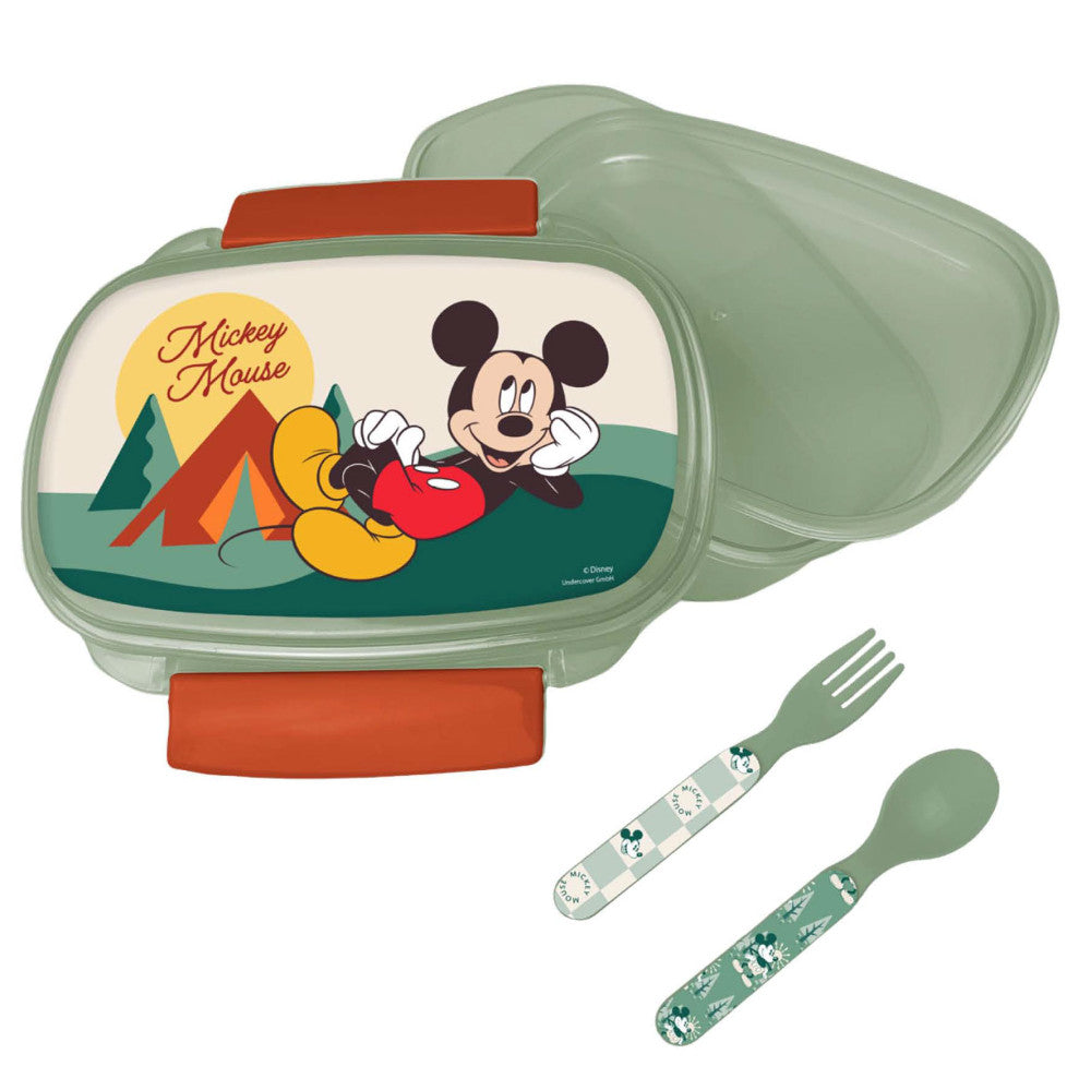 Disney Mickey Nature sviestmaižu kaste + galda piederumu komplekts