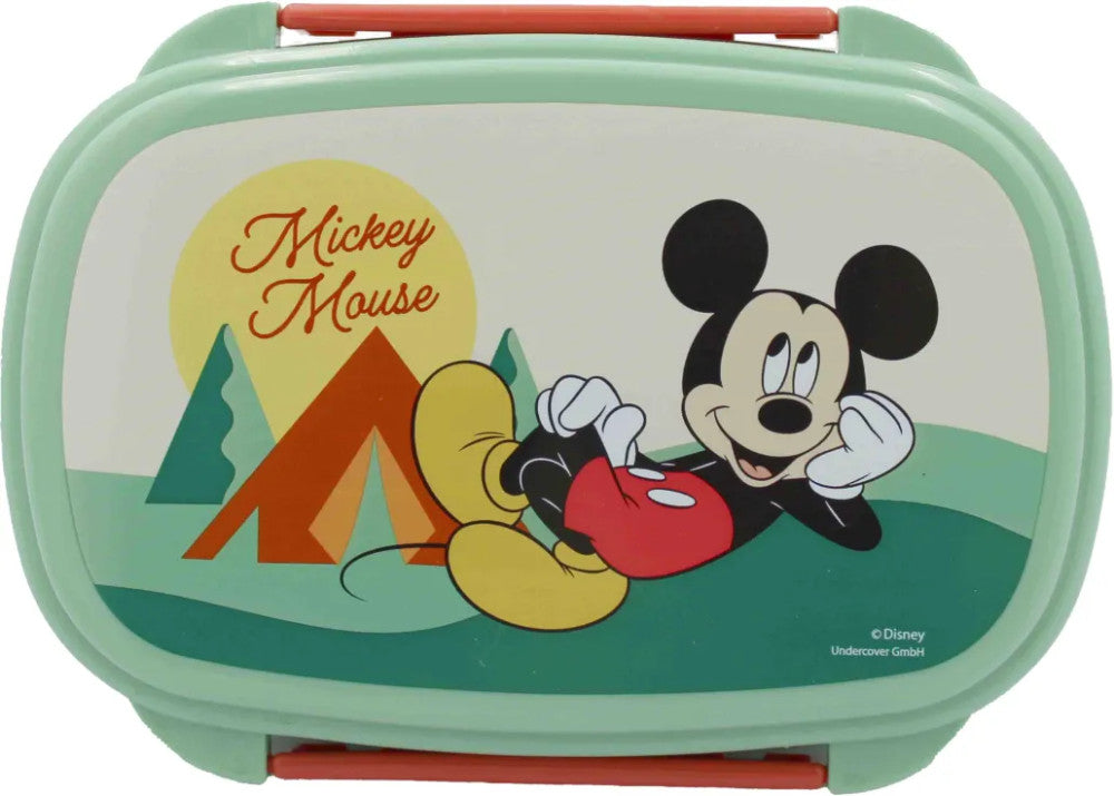 Disney Mickey Nature sviestmaižu kaste + galda piederumu komplekts