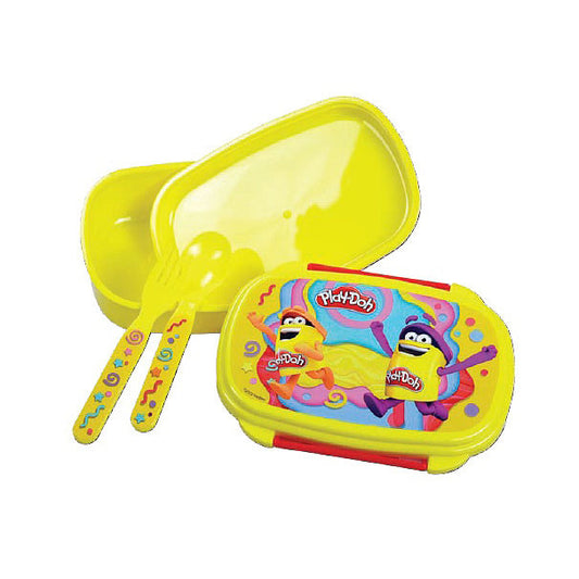Play-Dho Happy sviestmaižu kaste + galda piederumu komplekts