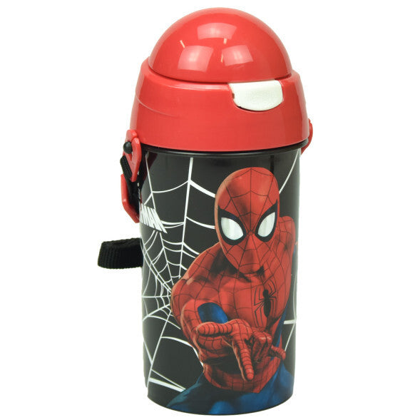 Zirnekļcilvēka tīmekļa pudele, sporta pudele 500 ml